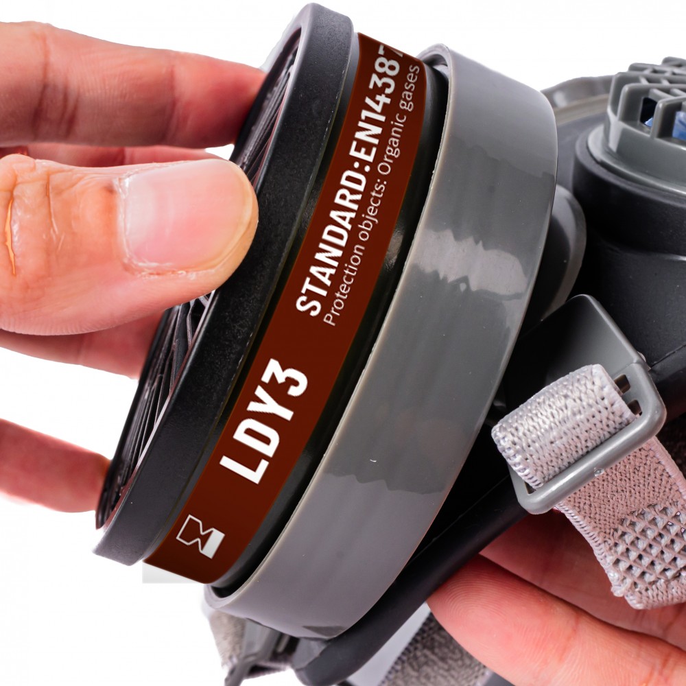 ตลับกรอง TECHMAN ST LDY3 กรองไอระเหยและก๊าซอนินทรีย์ P A 1