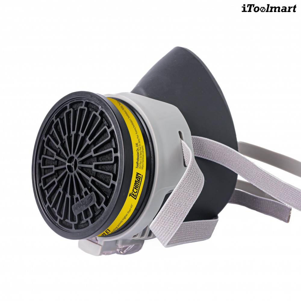 หน้ากากกันสารเคมี TECHMAN ST FDX แบบครึ่งหน้า ชนิดไส้กรองเดี่ยว  เฉพาะหน้ากาก 