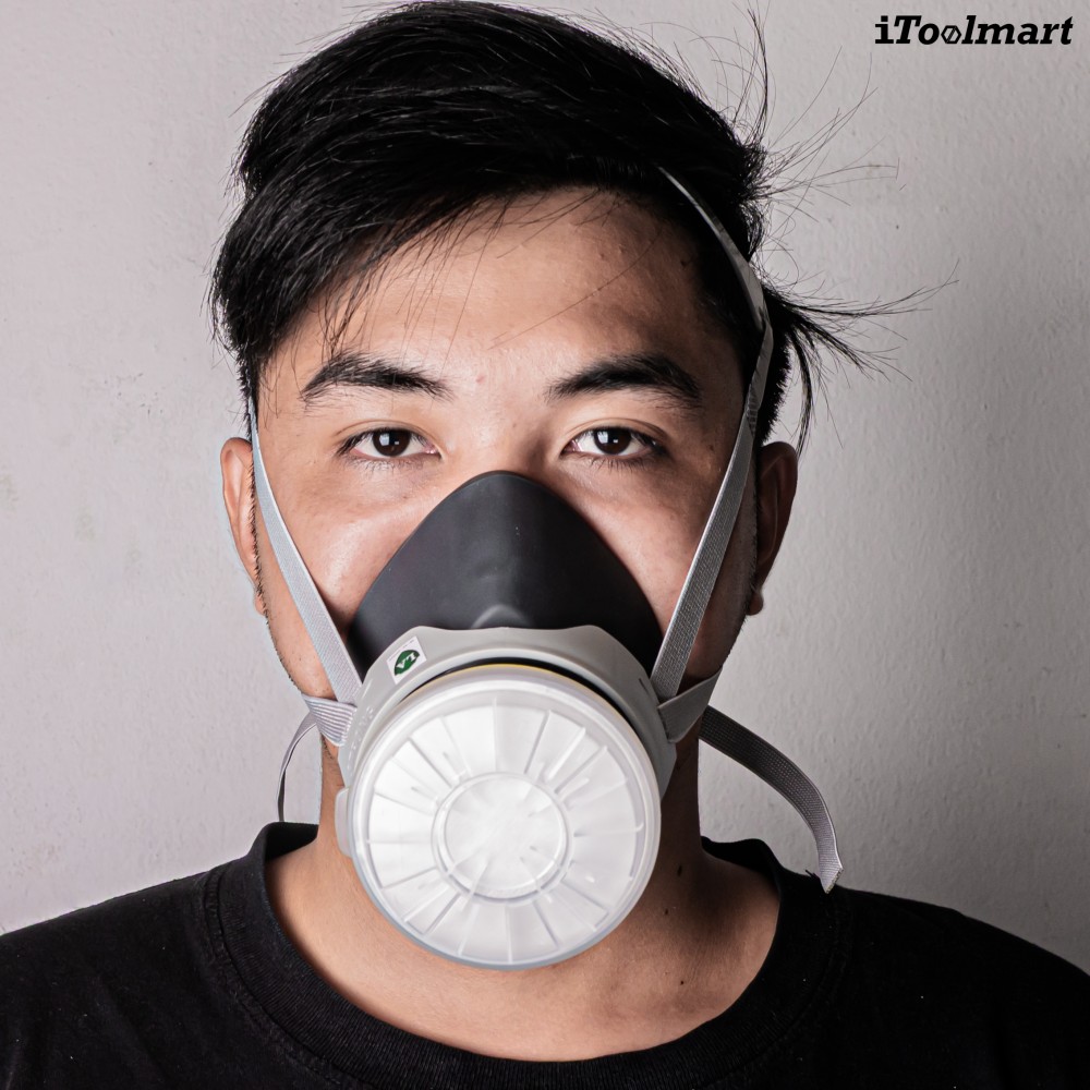 หน้ากากกันสารเคมี TECHMAN ST FDX แบบครึ่งหน้า ชนิดไส้กรองเดี่ยว  เฉพาะหน้ากาก 