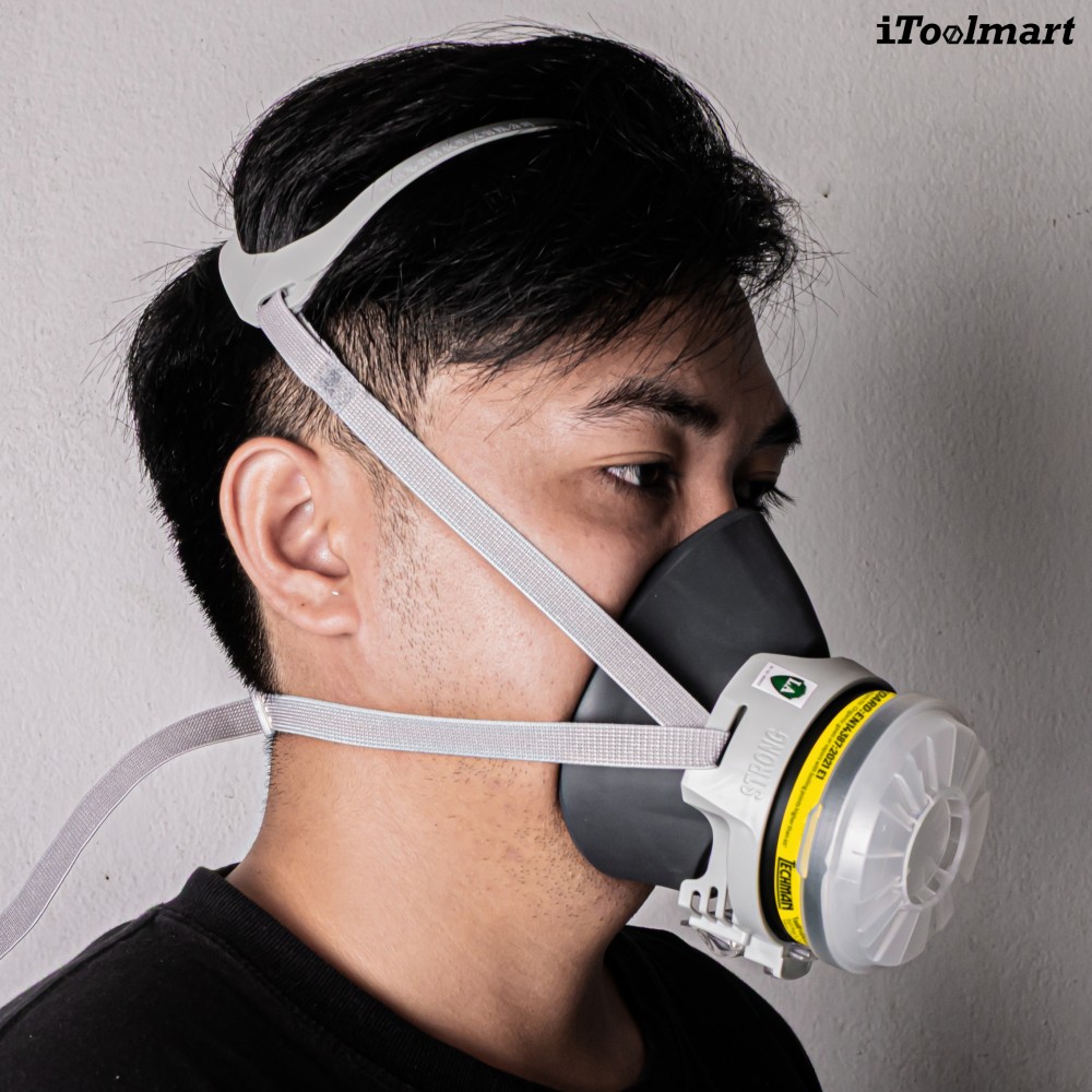 หน้ากากกันสารเคมี TECHMAN ST FDX แบบครึ่งหน้า ชนิดไส้กรองเดี่ยว  เฉพาะหน้ากาก 