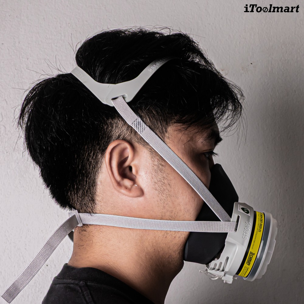 หน้ากากกันสารเคมี TECHMAN ST FDX แบบครึ่งหน้า ชนิดไส้กรองเดี่ยว  เฉพาะหน้ากาก 