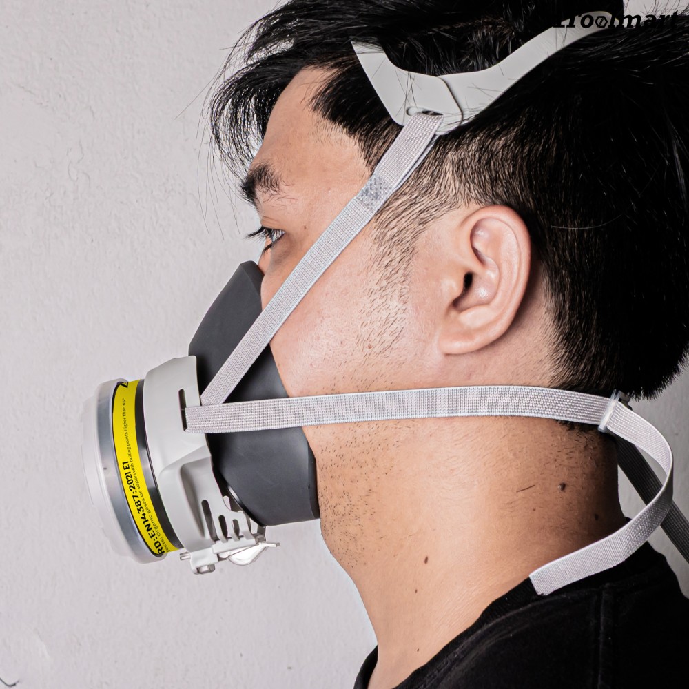 หน้ากากกันสารเคมี TECHMAN ST FDX แบบครึ่งหน้า ชนิดไส้กรองเดี่ยว  เฉพาะหน้ากาก 