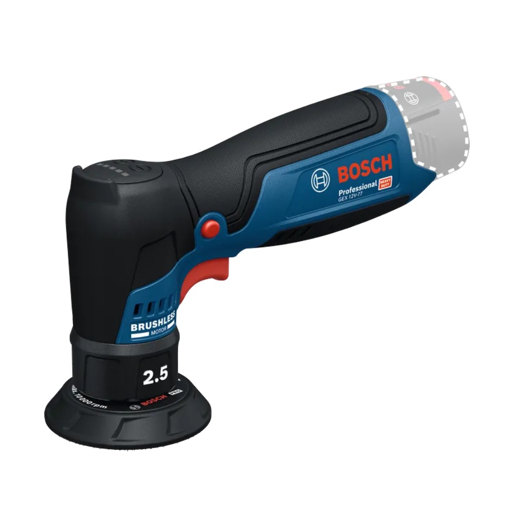 เครื่องขัดกระดาษทราย BOSCH GEX 12V 77 Professional  ตัวเปล่า 