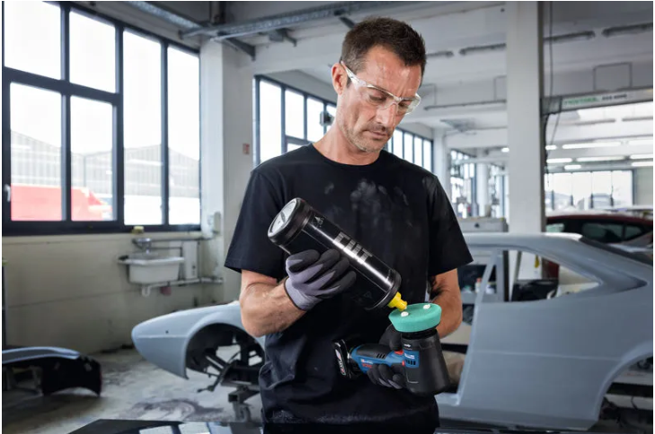 เครื่องขัดเงาไร้สาย BOSCH GPO 12V 77 Professional  ตัวเปล่า 