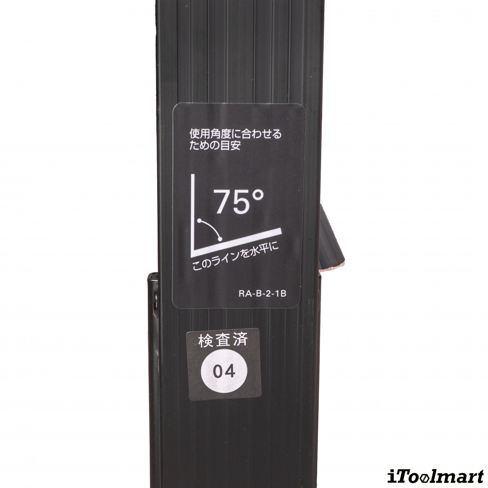 บันไดอะลูมิเนียม HASEGAWA RYZB 18a จำนวน 6 ขั้น ระดับความสูง 1 61   1 92 เมตร รับน้ำหนักได้ 100 กก 