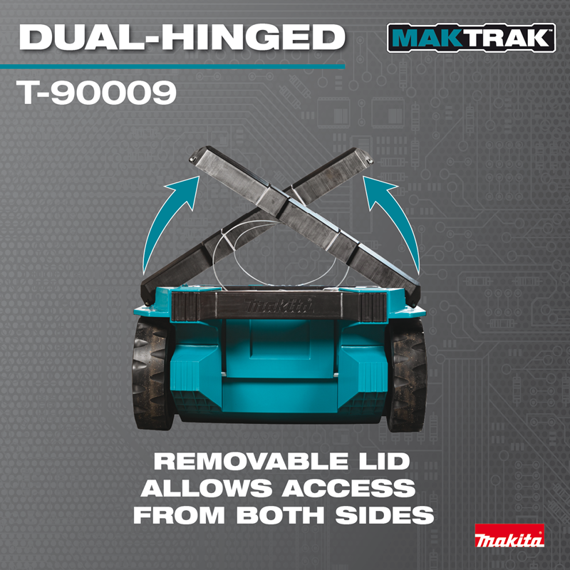 กล่องเครื่องมือ MAKITA MAKTRAK T 90009 พร้อมล้อเข็น 