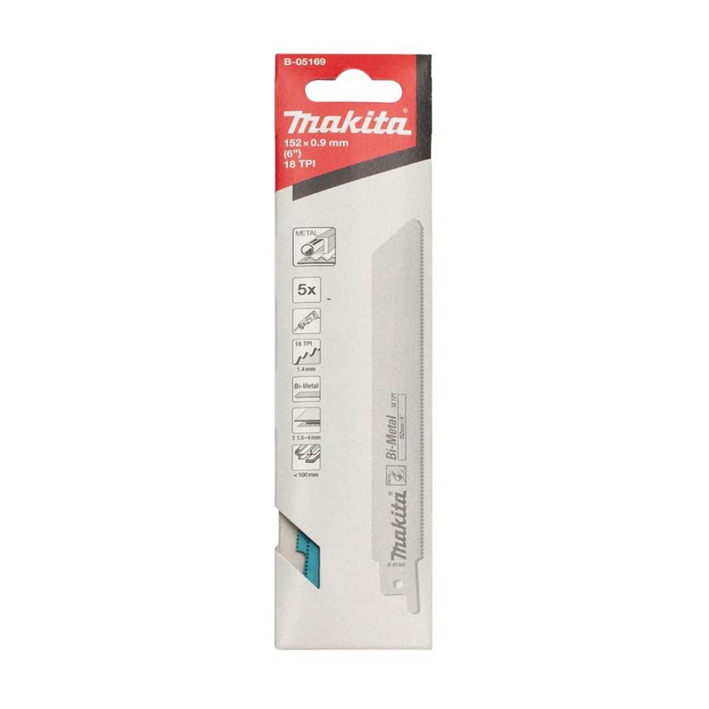 ใบเลื่อยชัก MAKITA B 05169 ขนาด 152 มม   5ใบ 