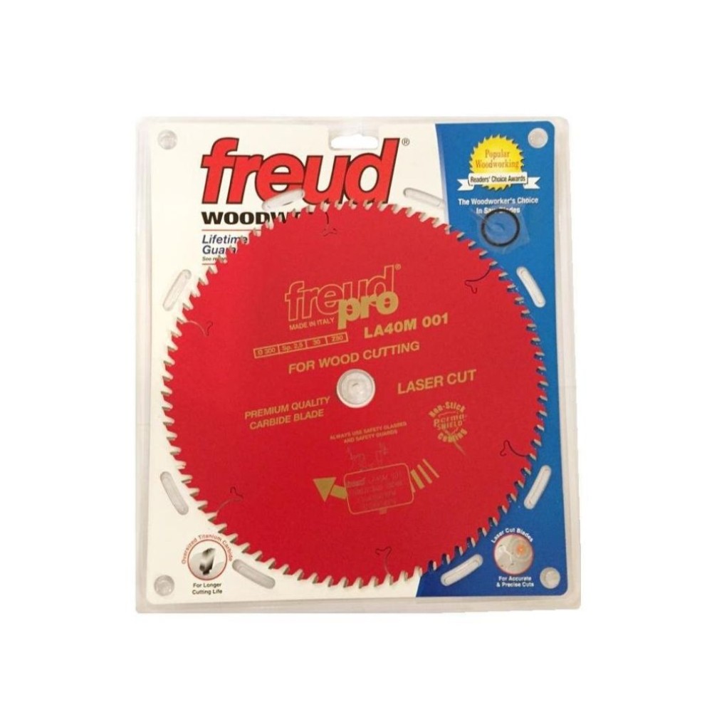 ใบเลื่อยวงเดือน FREUD LA40M 001 ตัดไม้ ขนาด 12 นิ้ว  300 มม   80 ฟัน