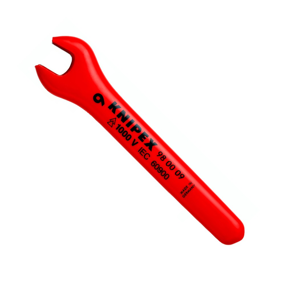 ประแจปากตาย VDE KNIPEX 98 00 09 Open end wrench ขนาด 9 มม 