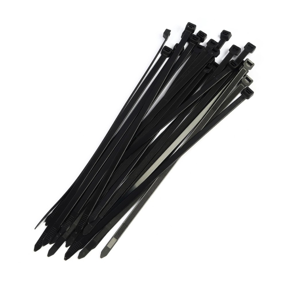 สายรัด เคเบิ้ลไทร์ สีดำ POLO PL 300HDB ขนาด 12 นิ้ว 300 x 7 6 mm  100 เส้น