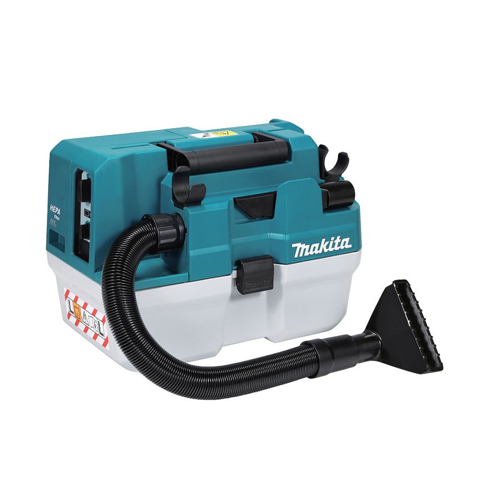 เครื่องดูดฝุ่นไร้สาย แบบพกพา MAKITA VC014GLZ 40Vmax ความจุ 7 5 ลิตร พร้อมแผ่นกรอง HEPA  ตัวเปล่า 