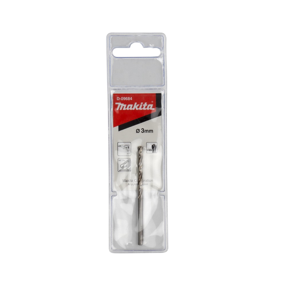 ดอกเจาะเหล็ก MAKITA D 09684 HSS G ขนาด 3 x 61 mm 