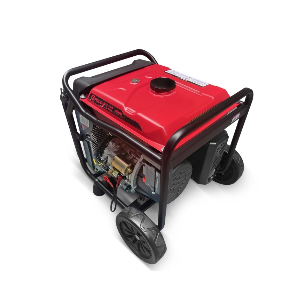 เครื่องปั่นไฟ เบนซิน POLO GT9000I กำลังไฟ 7 2 Kw  เครื่องยนต์ 16 แรงม้า