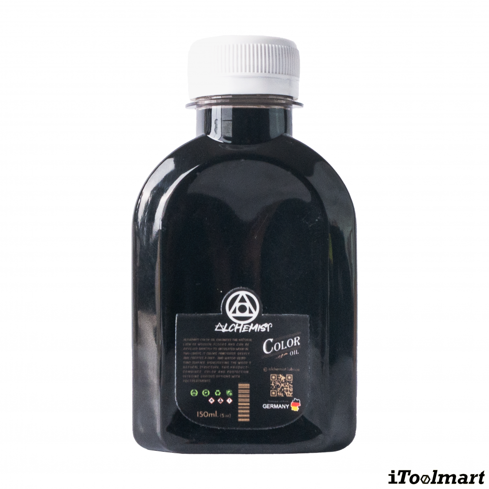 น้ำยารักษาเนื้อไม้ ALCHEMIST Burning Black สี ดำ ขนาด 150 ML 