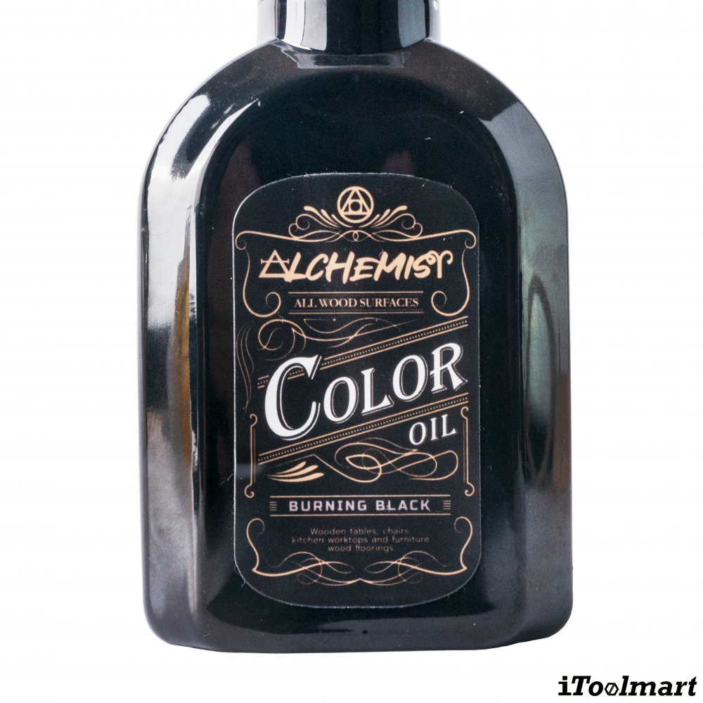 น้ำยารักษาเนื้อไม้ ALCHEMIST Burning Black สี ดำ ขนาด 150 ML 
