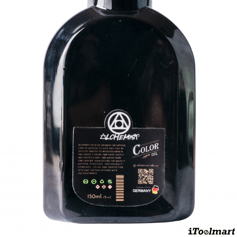 น้ำยารักษาเนื้อไม้ ALCHEMIST Burning Black สี ดำ ขนาด 150 ML 