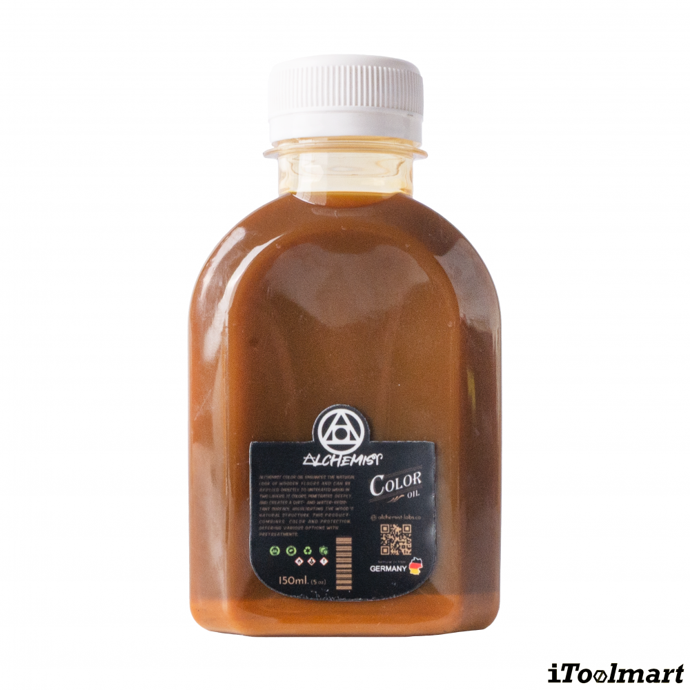 น้ำยารักษาเนื้อไม้ ALCHEMIST Rush Gold สี เหลืองทอง ขนาด 150 ML 