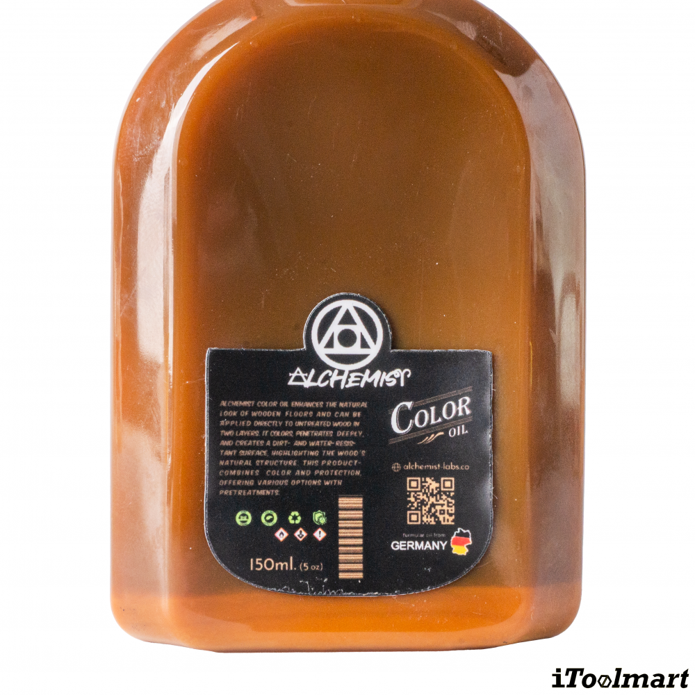 น้ำยารักษาเนื้อไม้ ALCHEMIST Rush Gold สี เหลืองทอง ขนาด 150 ML 
