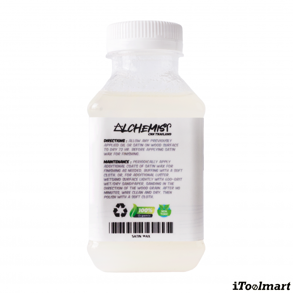 น้ำยาเคลือบผิวไม้ ALCHEMIST SATIN WAX ขนาด 150 ML 