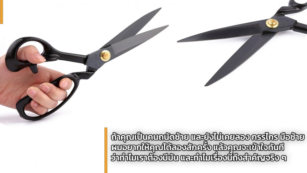 ทำไม กรรไกร มือซ้าย ถึงหายาก คนถนัดซ้ายต้องรู้