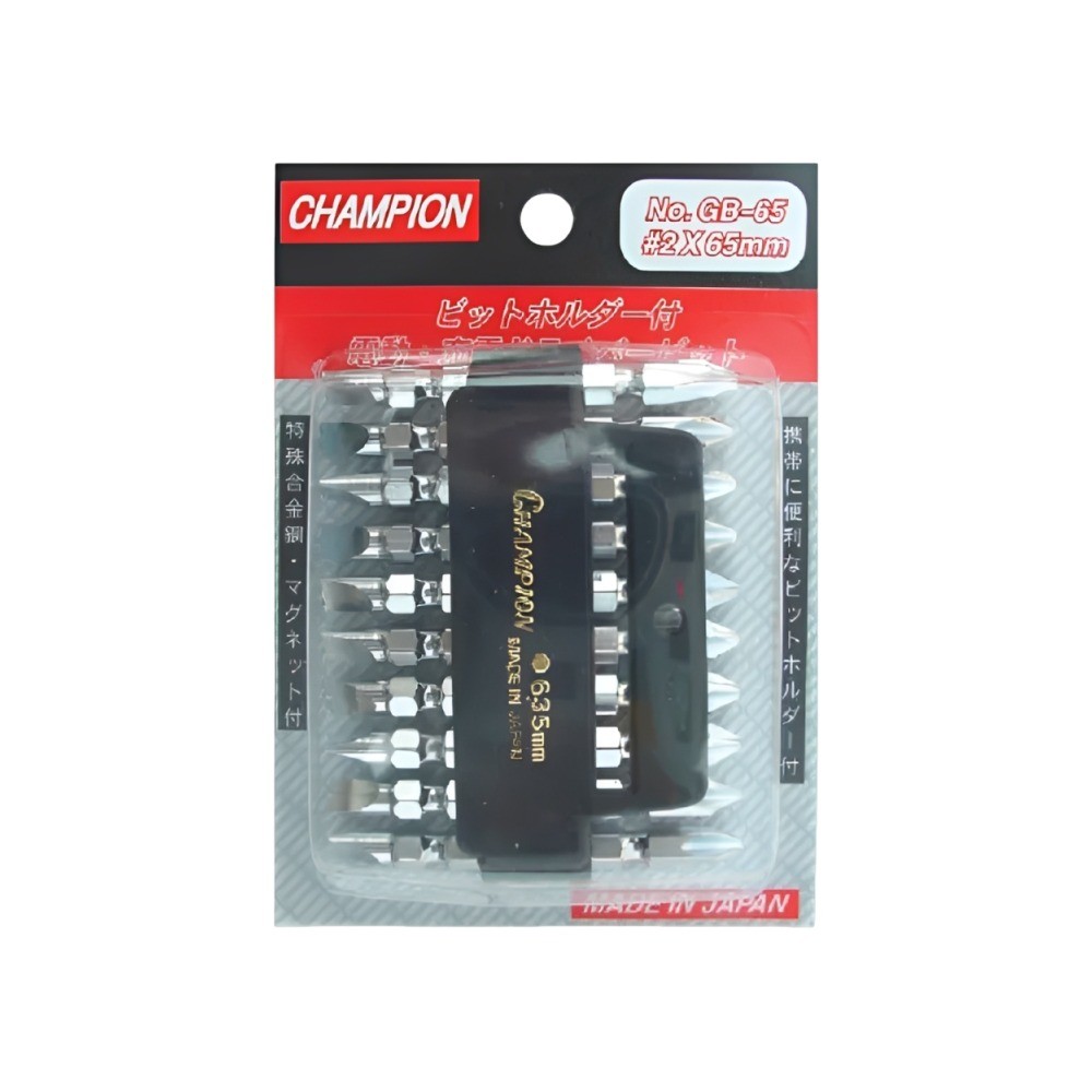ดอกไขควงลม 2 หัว CHAMPION CH 3003002 ขนาด 2 x 65 mm 