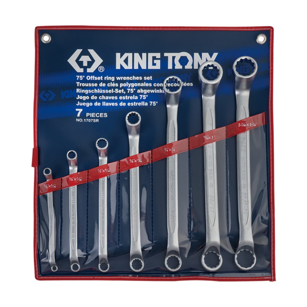 ชุดประแจแหวน KINGTONY 1707SR 7 ชิ้น