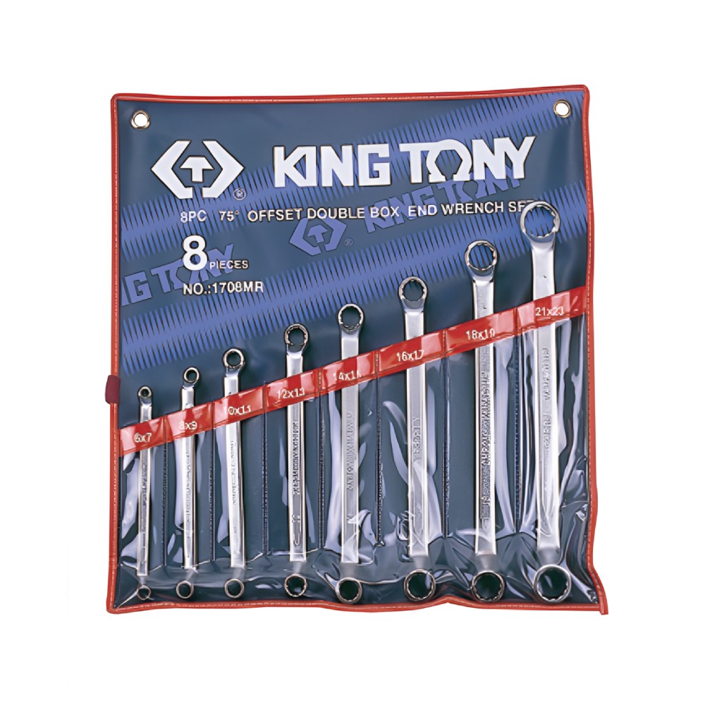 ชุดประแจแหวน KINGTONY 1708MR 8 ชิ้น