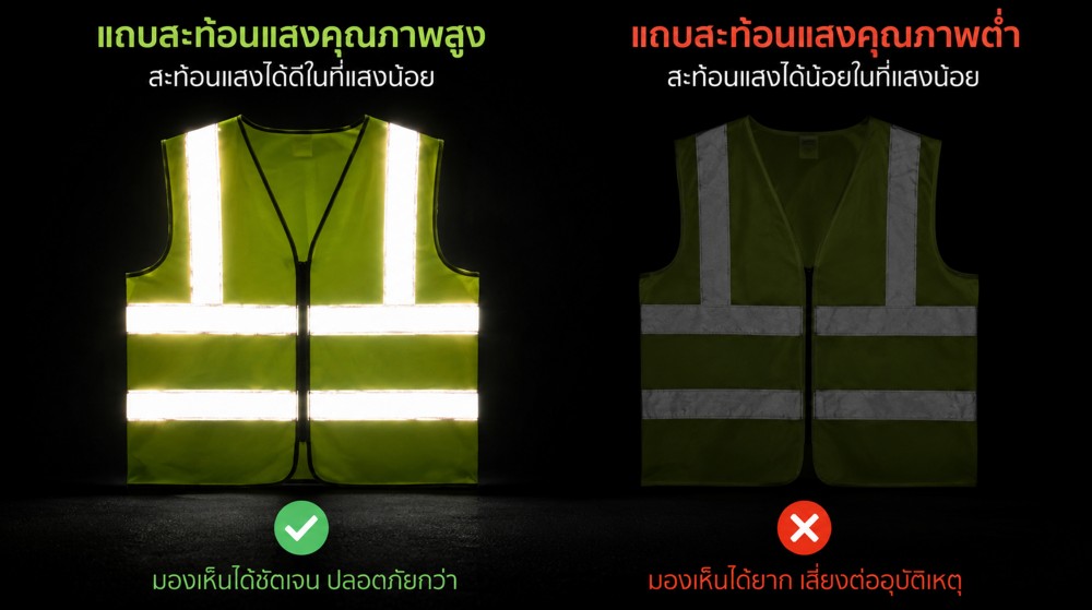 เสื้อสะท้อนแสง เก่าแค่ไหนถึงเลิกใช้ ไม่ต้องรอให้ขาด เสื้อสะท้อนแสง เก่าแค่ไหนถึงเลิกใช้ ไม่ต้องรอให้ขาด