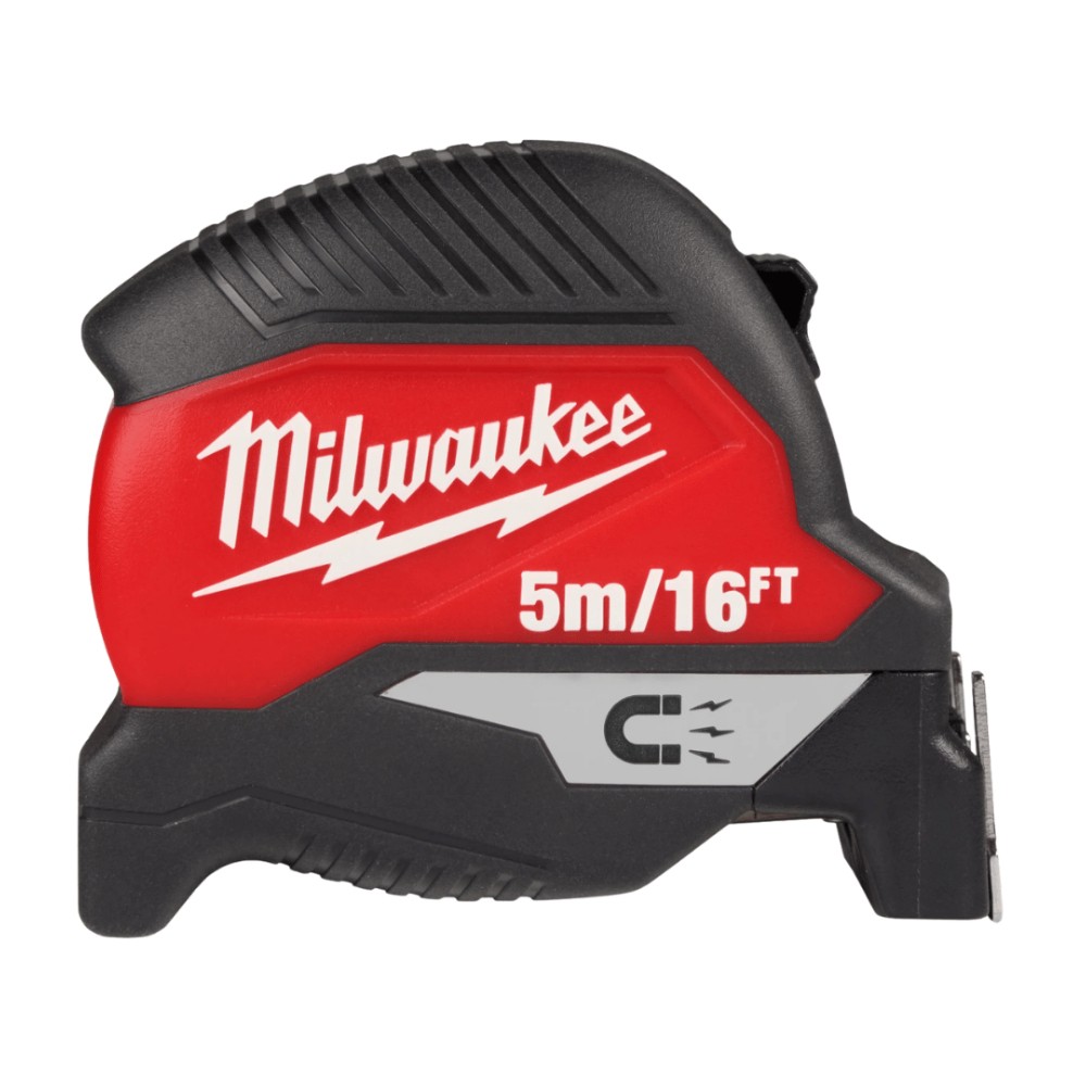ตลับเมตร MILWAUKEE COMPACT MAGNETIC ความยาว 5 เมตร 16 ฟุต