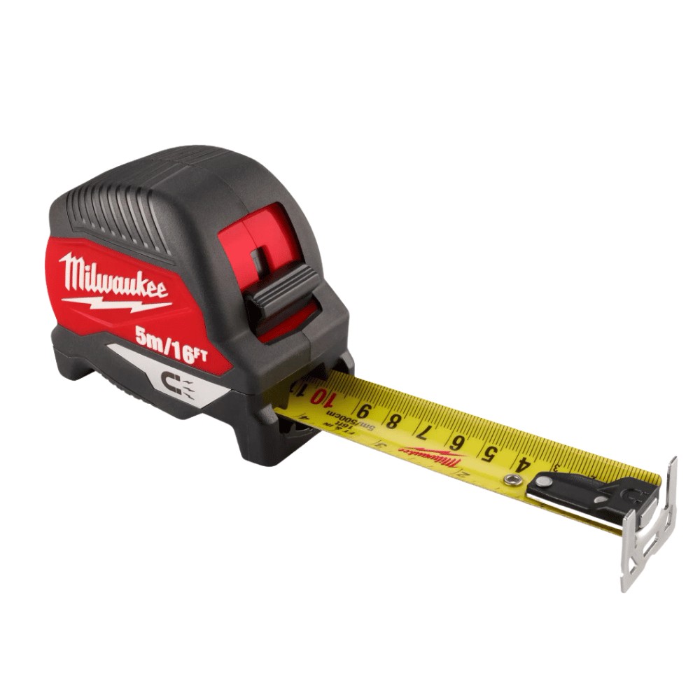 ตลับเมตร MILWAUKEE COMPACT MAGNETIC ความยาว 5 เมตร 16 ฟุต