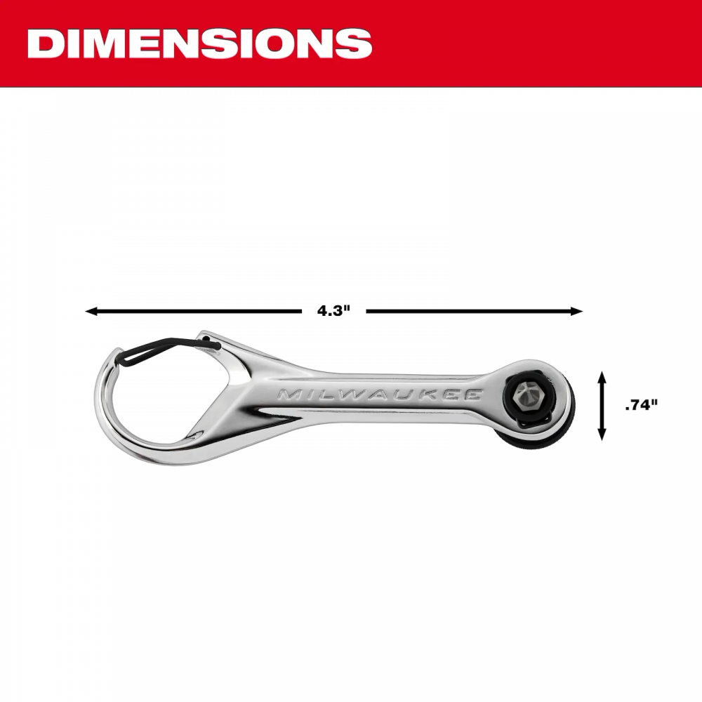 ชุดประแจพกพาอเนกประสงค์ 7 in 1 MILWAUKEE 48 22 2950