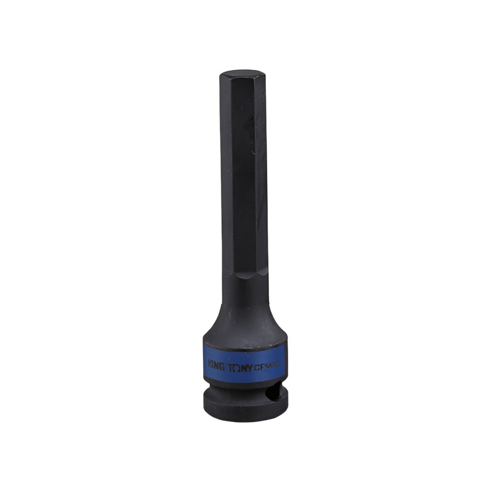 ลูกบล็อกเดือยโผล่ลม KINGTONY 406510 แบบยาว รู 1 2 นิ้ว 6P ขนาด 10 มม 