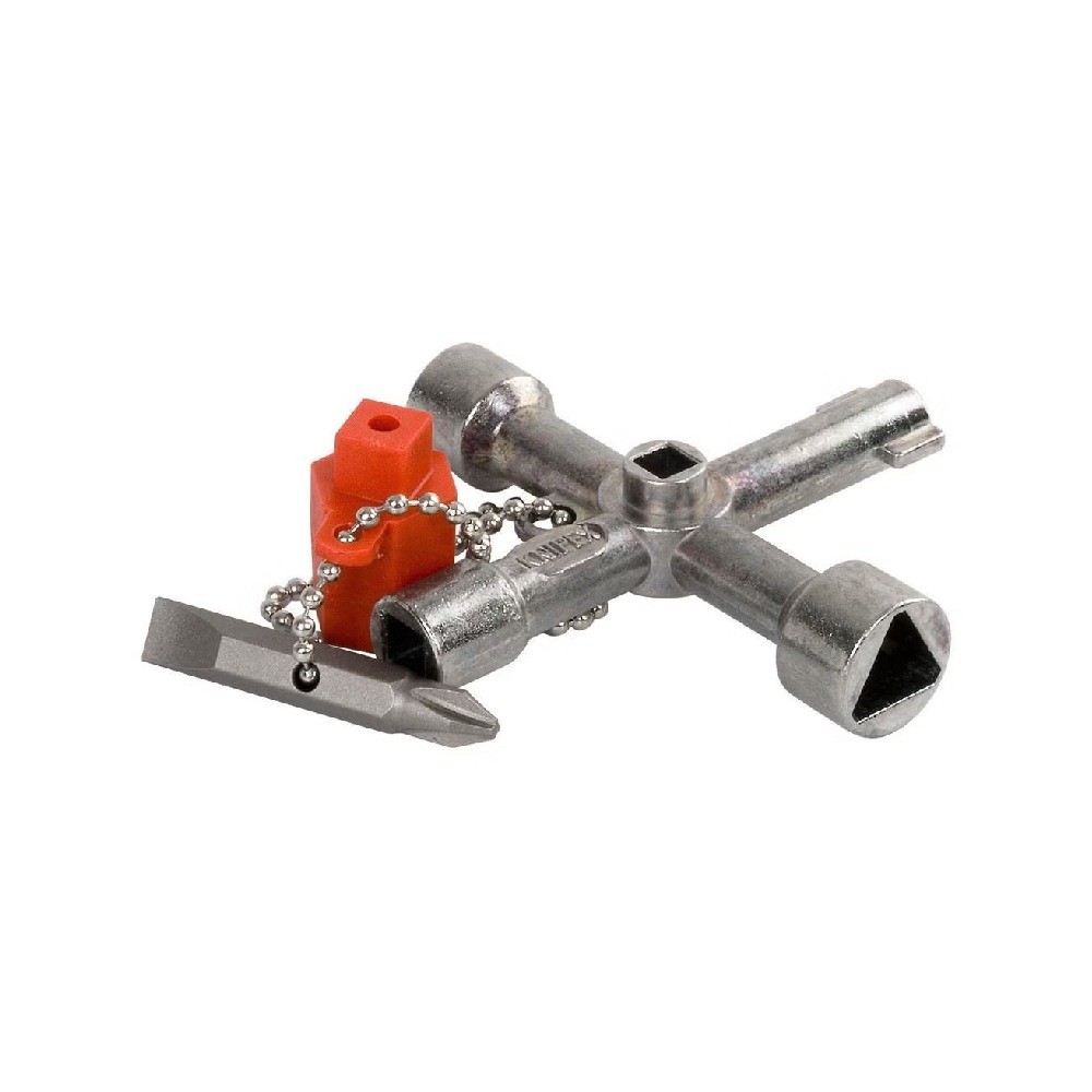 กุญแจตู้คอนโทรล KNIPEX 00 11 03 S1 สำหรับสแกนดิเนเวีย