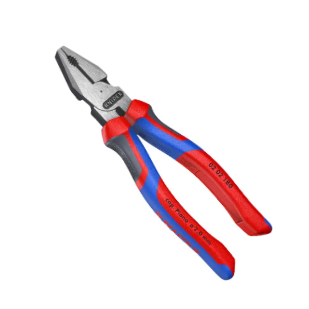 คีมปากจิ้งจกงานหนัก KNIPEX 02 02 180 ขนาด 180 มม 