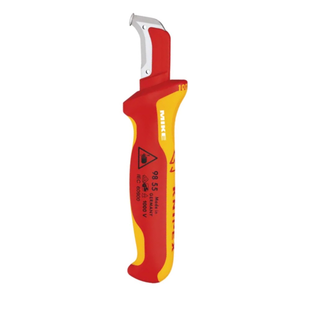มีดปอกสายไฟ KNIPEX 98 55 Cable Knife ด้าม VDE ขนาด 180 มม 