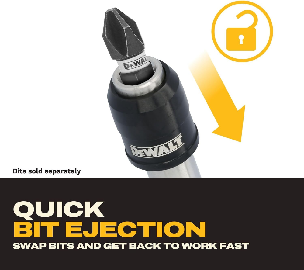 ชุดพวงกุญแจเก็บดอกไขควง DEWALT DWAFHLDKC5 ขนาด 1 4 นิ้ว  5 ชิ้น 