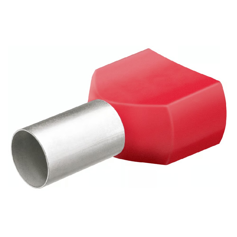 หางปลาคอร์ดเอ็น KNIPEX 97 99 372 แบบคู่ สีแดง ขนาด 2 x 1 00 มม ²  200 ชิ้น 