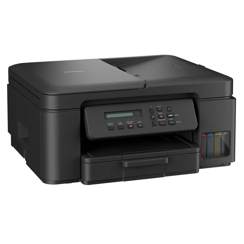 เครื่องพิมพ์มัลติฟังก์ชันอิงค์เจ็ท Brother DCP T730DW Ink Tank Printer พิมพ์สองหน้าไร้สาย