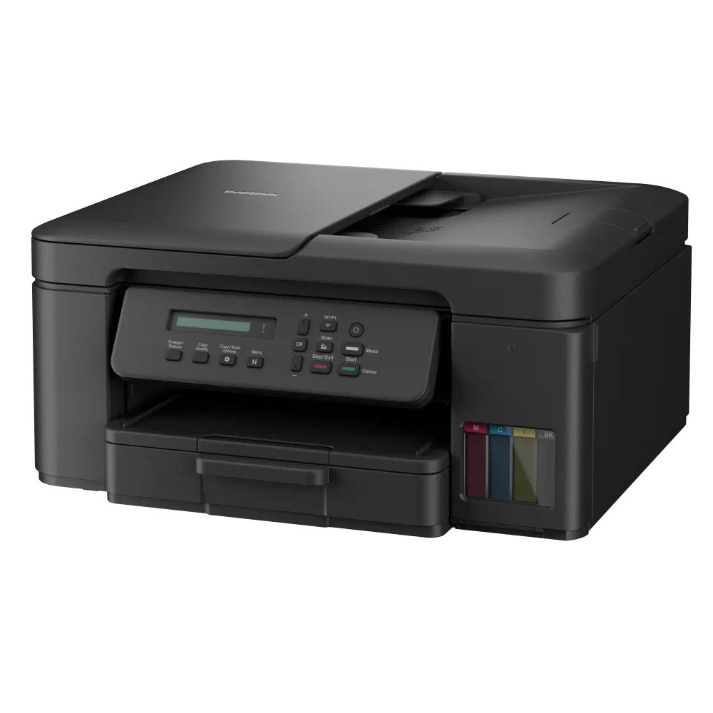 เครื่องพิมพ์มัลติฟังก์ชันอิงค์เจ็ท Brother DCP T730DW Ink Tank Printer พิมพ์สองหน้าไร้สาย