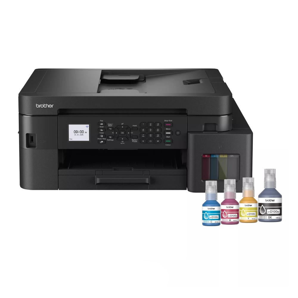 เครื่องพิมพ์มัลติฟังก์ชันอิงค์เจ็ท Brother MFC T930DW Ink Tank Printer 4 in 1 ขนาด 435x418x180 mm 