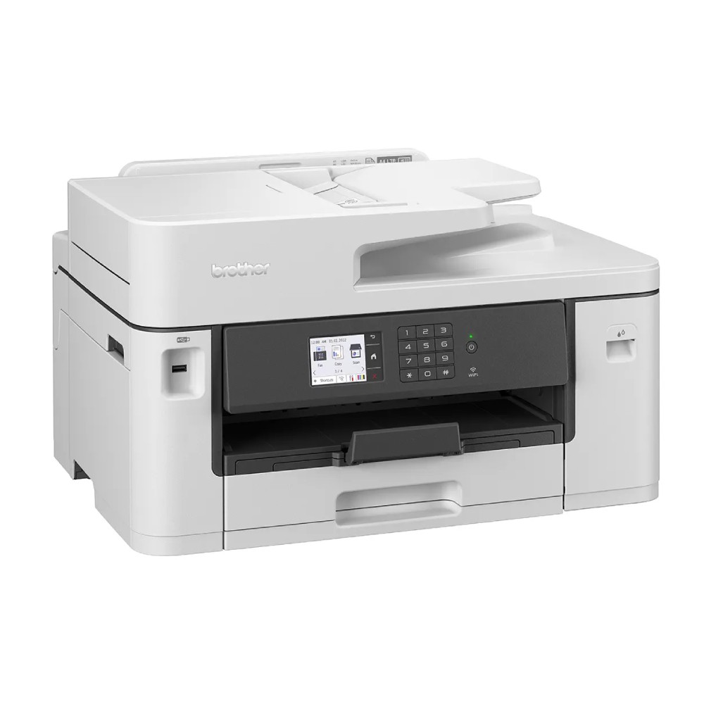 เครื่องพิมพ์มัลติฟังก์ชันอิงค์เจ็ท Brother MFC J2340DW Inkjet Printer A3 พิมพ์สองหน้า ขนาด 530x398x305 mm 