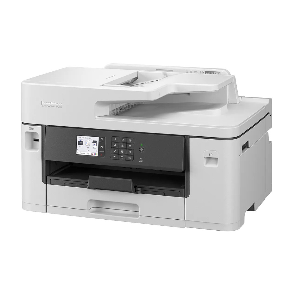 เครื่องพิมพ์มัลติฟังก์ชันอิงค์เจ็ท Brother MFC J2340DW Inkjet Printer A3 พิมพ์สองหน้า ขนาด 530x398x305 mm 