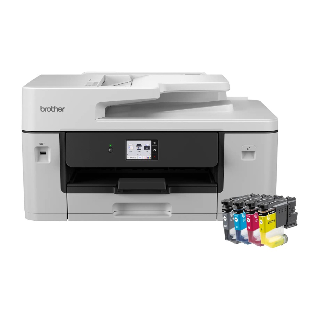 เครื่องพิมพ์มัลติฟังก์ชันอิงค์เจ็ท Brother MFC J3660DW Inkjet Printer A3 พิมพ์สองหน้า ขนาด 576x477x305 mm 