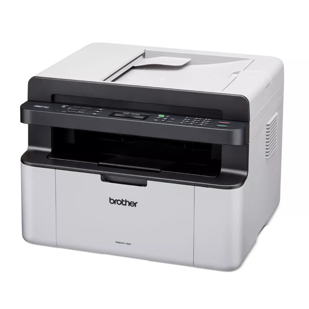 เครื่องพิมพ์มัลติฟังก์ชันเลเซอร์ขาวดำ Brother MFC 1910W mono Laser Printer A4 WiFi ขนาด 385x340x283 mm 