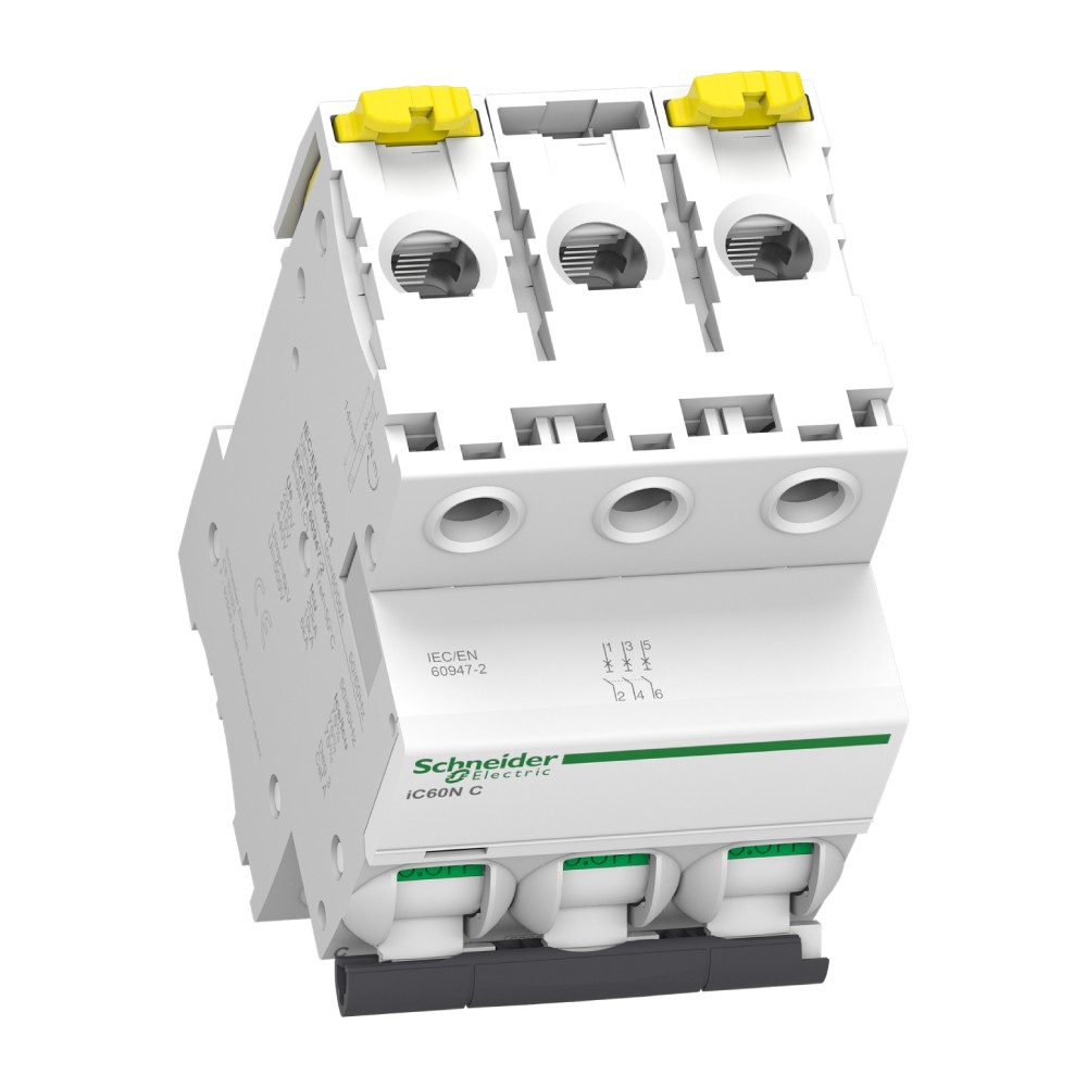 เซอร์กิตเบรกเกอร์ MCB SCHNEIDER A9F74363 Acti9 iC60N 3P กระแสไฟ 63A  10kA 