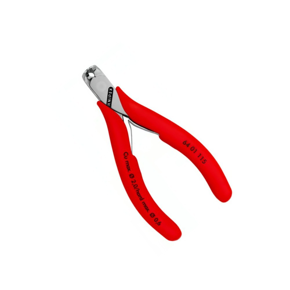 คีมตัดด้านหน้าอิเล็กทรอนิกส์ KNIPEX 64 01 115 ขนาด 115 มม 