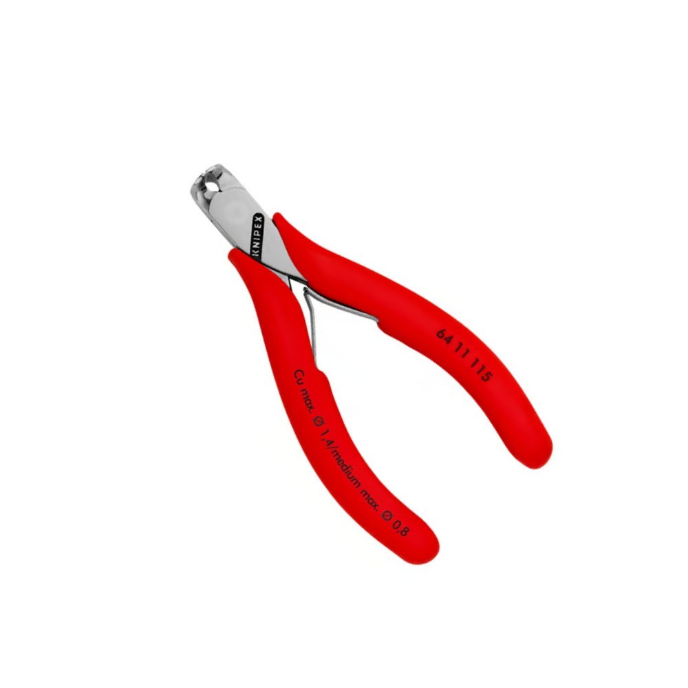 คีมตัดด้านหน้าอิเล็กทรอนิกส์ KNIPEX 64 11 115 ขนาด 115 มม 