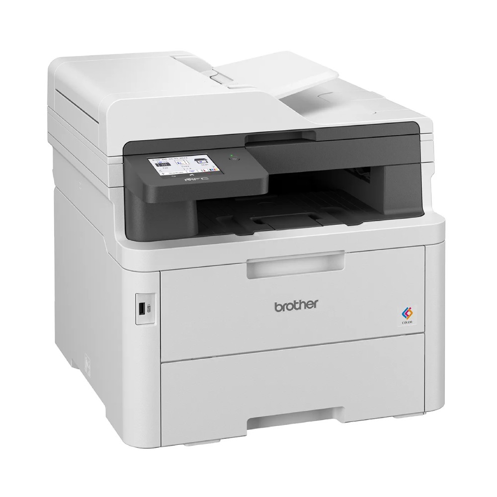 เครื่องพิมพ์มัลติฟังก์ชันเลเซอร์สี LED Brother MFC L3760CDW A4 4 in 1 ขนาด 410x444x410 mm