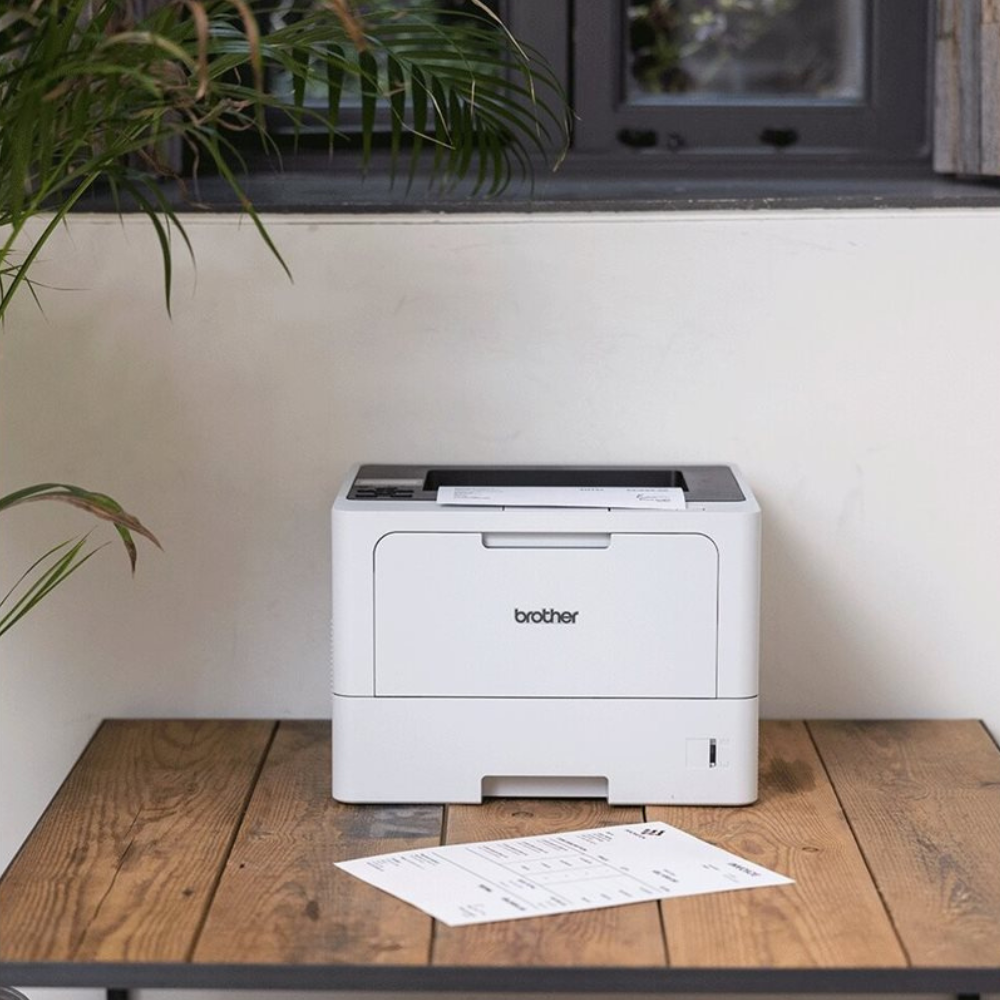 เครื่องพิมพ์เลเซอร์ขาวดำ Brother HL L5210DN mono Laser Printer A4 ขนาด 373x388x257 mm 