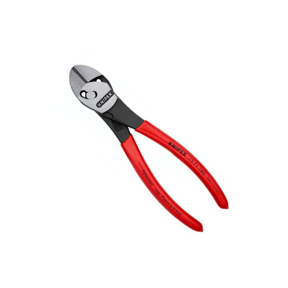 คีมตัดปากเฉียงสำหรับงานหนัก TwinForce® KNIPEX 73 71 180 ขนาด 180 มม 
